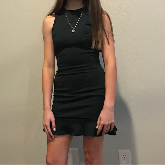 Dark green dress open back - Picture 8 of 8